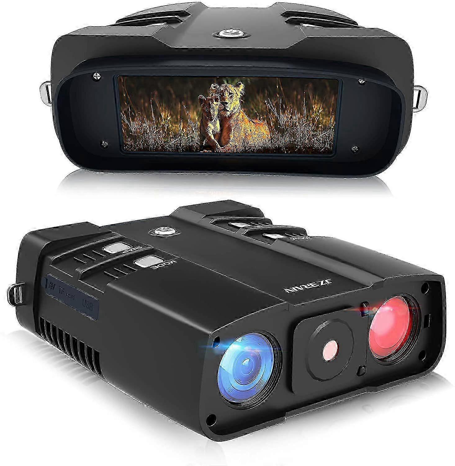 Night Vision Binoculars Suitable for Certain Brands, 1080P Infrared Goggles with 1640 ft Viewing Range and 3-10x Magnification Featuring Hig