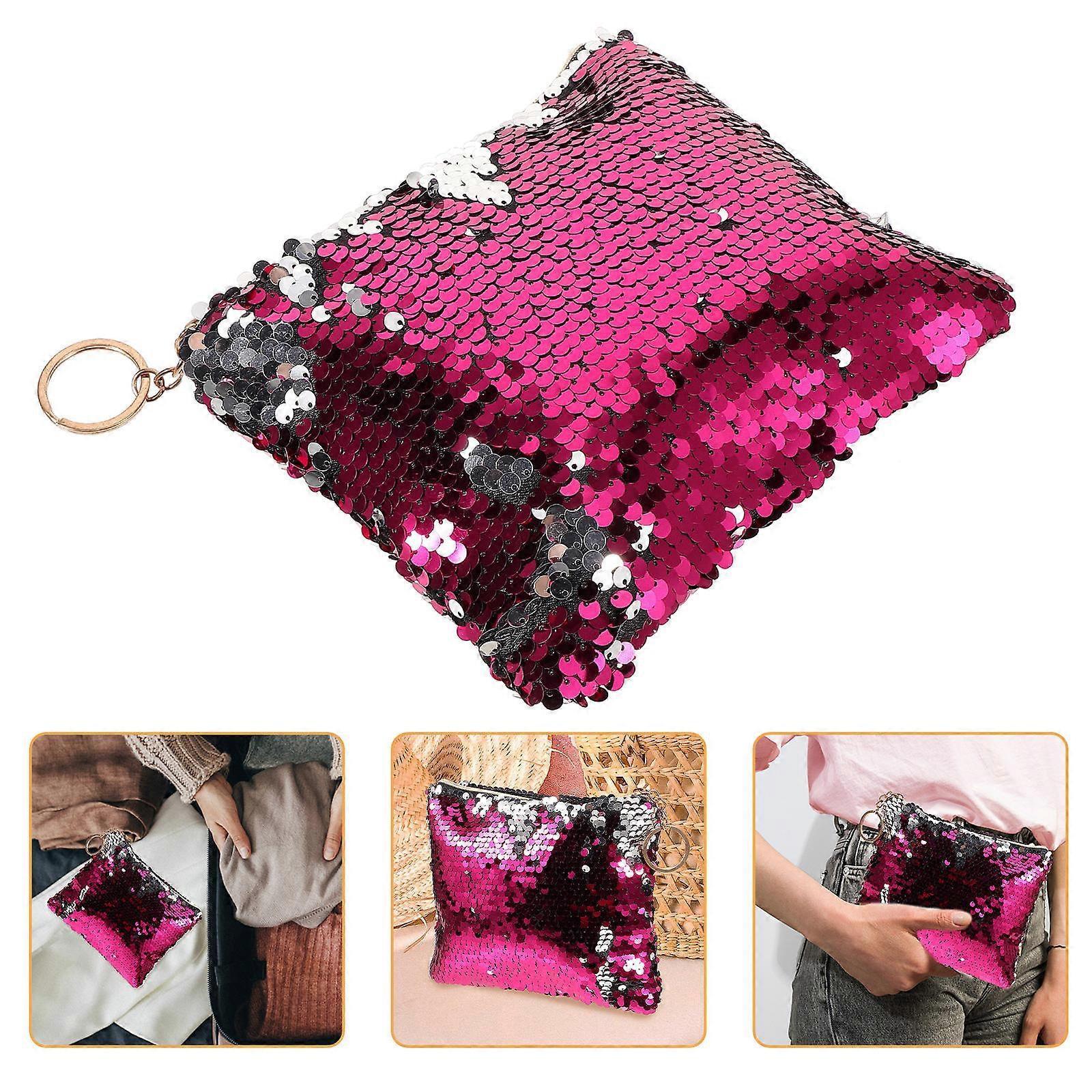 Delicate Glitter Purse, Robust Container for Small Personal Items