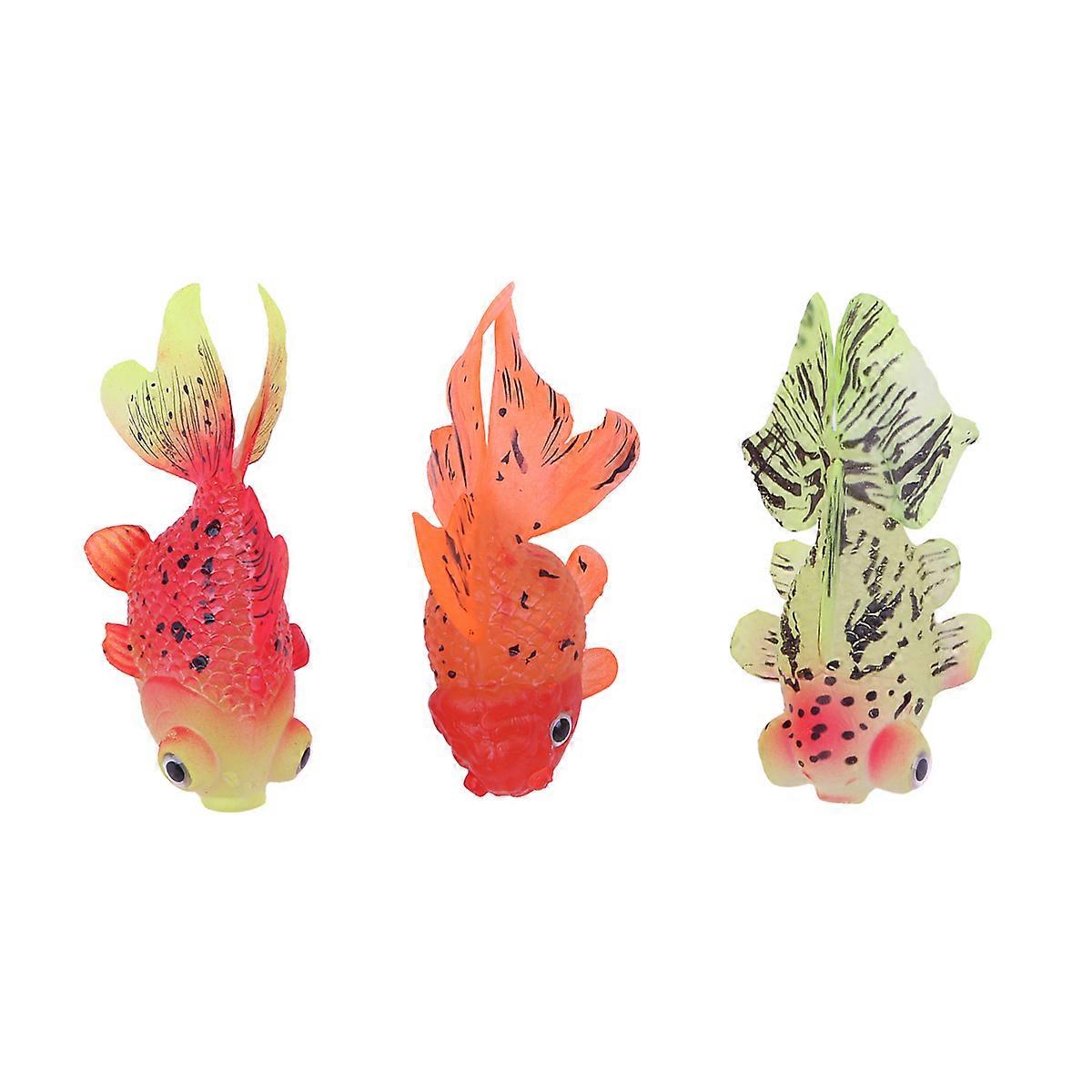 Fish Tank Ornaments, Realistic Silicone Fish for Aquatic Decor, Durable Use