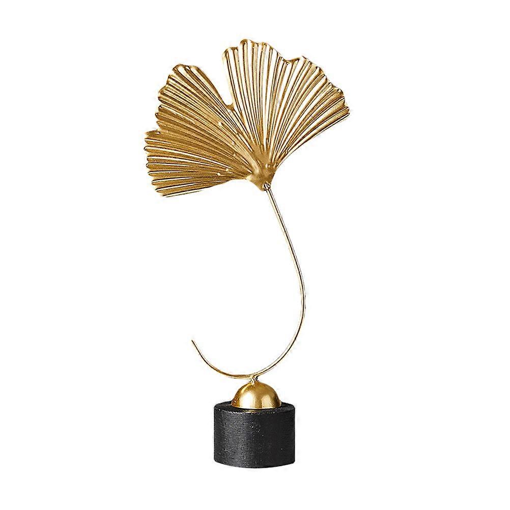 Ginkgo Artwork with Balanced Materials, Great for Wall or Shelf