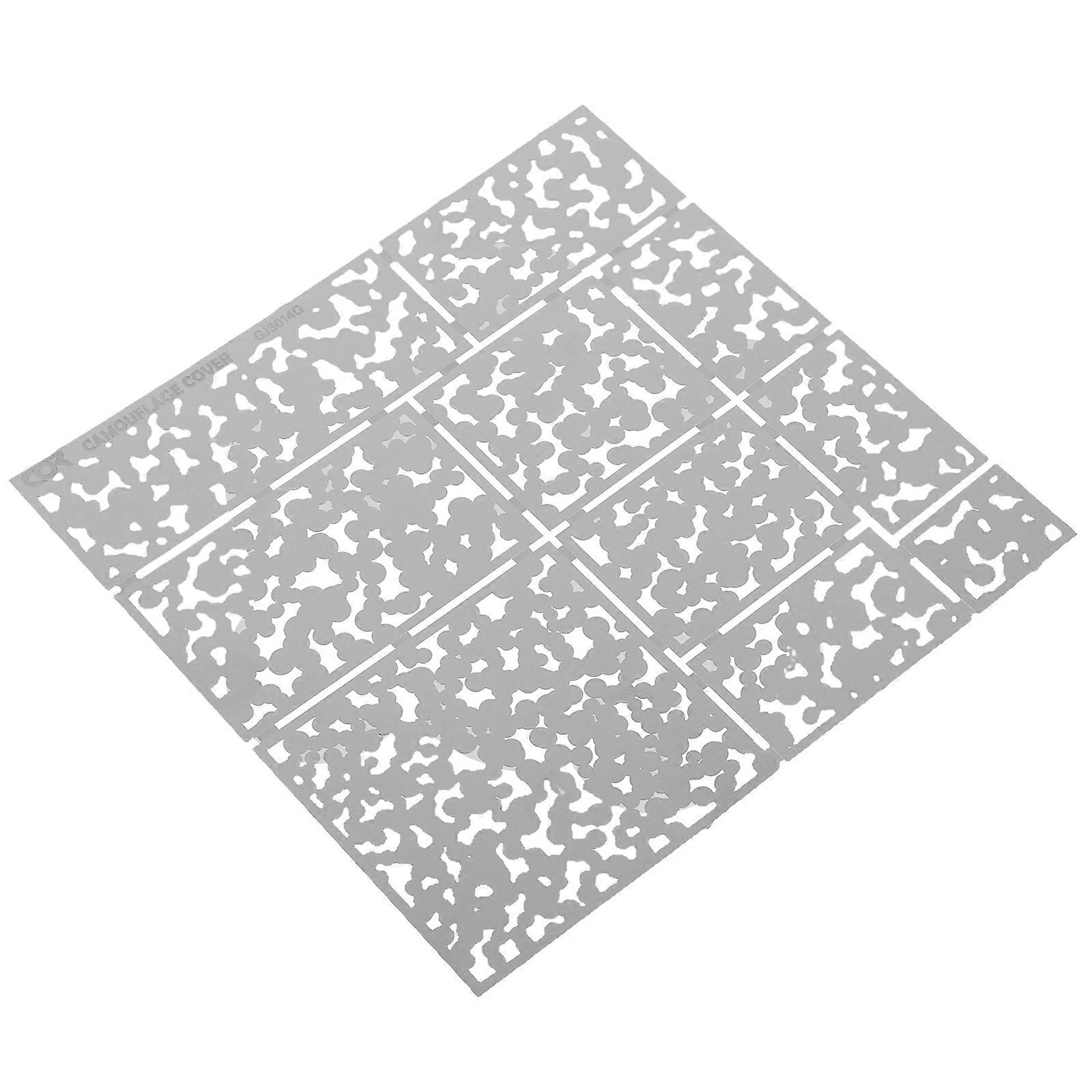 Artistic Camouflage Templates, Reusable and Versatile for Home Decor