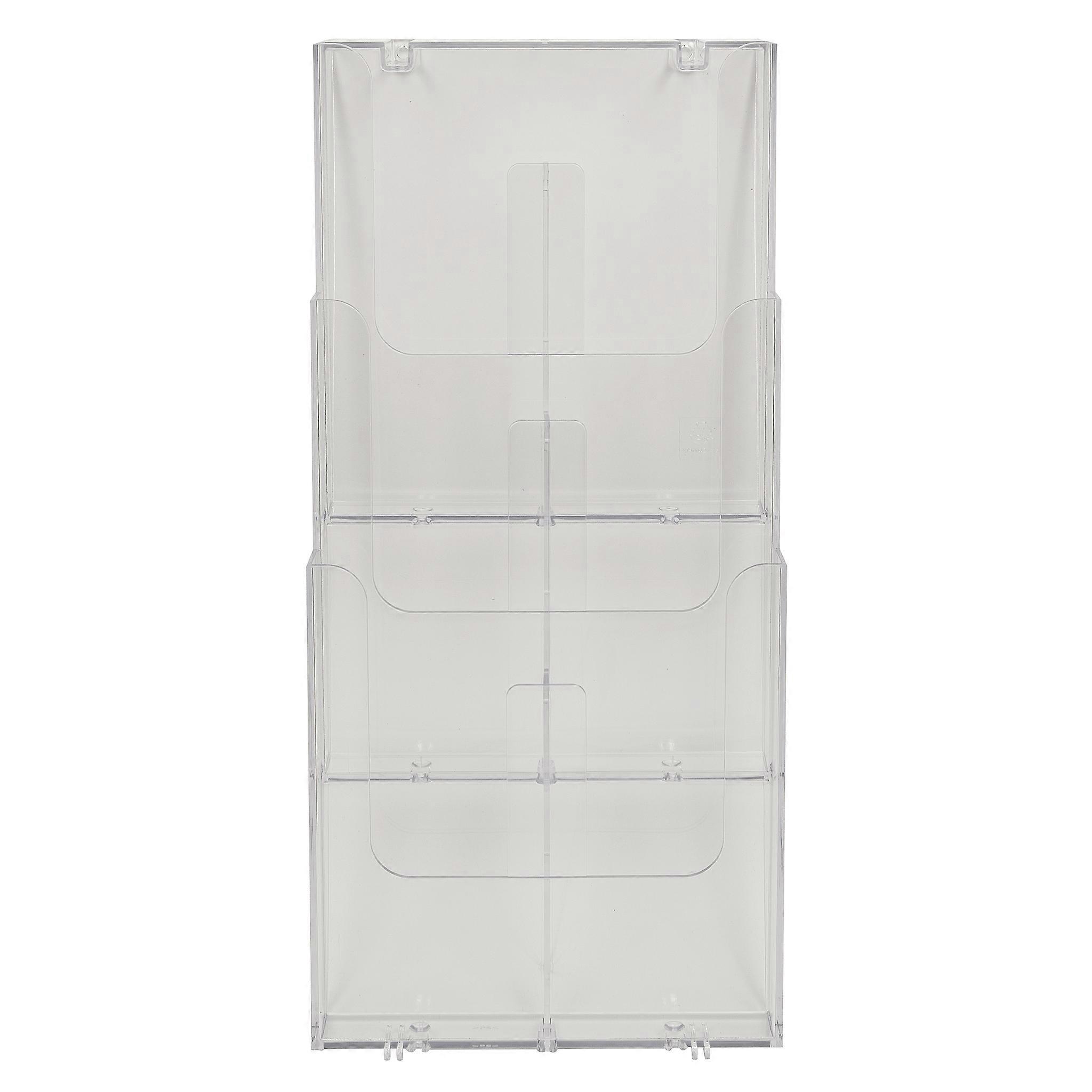 Exacompta 74358D 2x WALL RACK A4 PORTRAIT (3) clear -