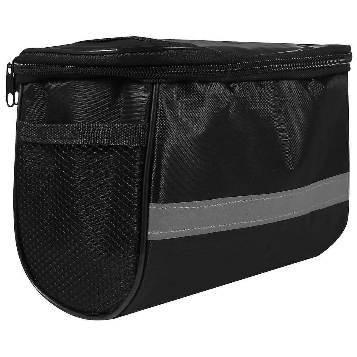 Riding Handlebar Bag, Resistant to Water with Effortless Opening Mechanism