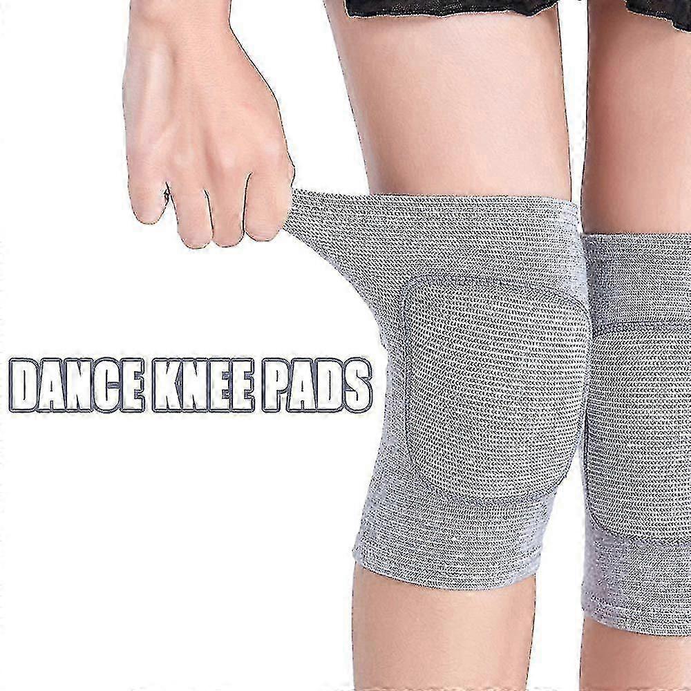 1 Pair of Soft Non-slip Knee Protective Sleeves for Dance and Other Activities