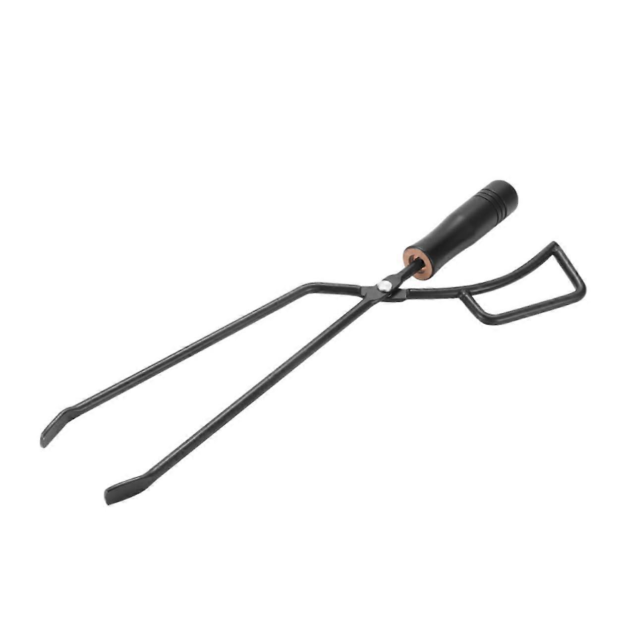 Grill accessories coal tongs iron with ergonomic BBQ and heatresistant for easy handling Ref: 8313