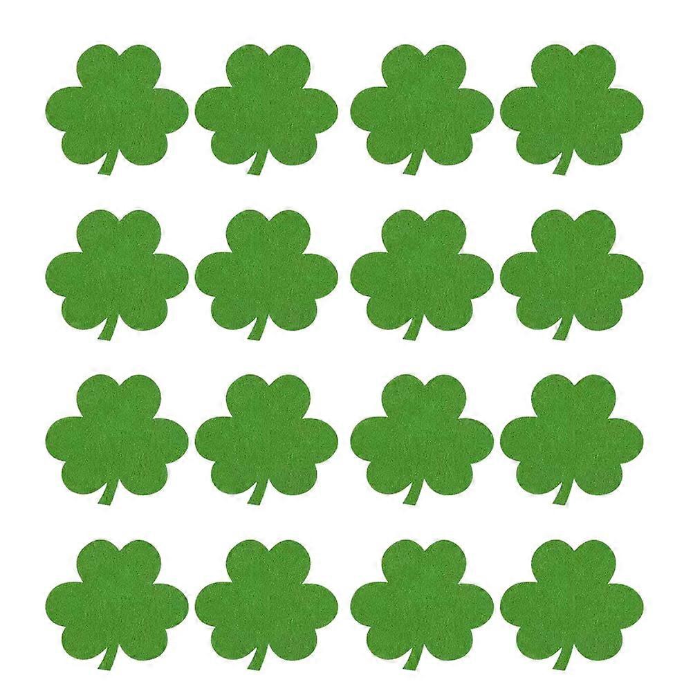 Shamrock Coasters Set Patricks Day Party Hosts Practical Heat Insulation 16Pcs