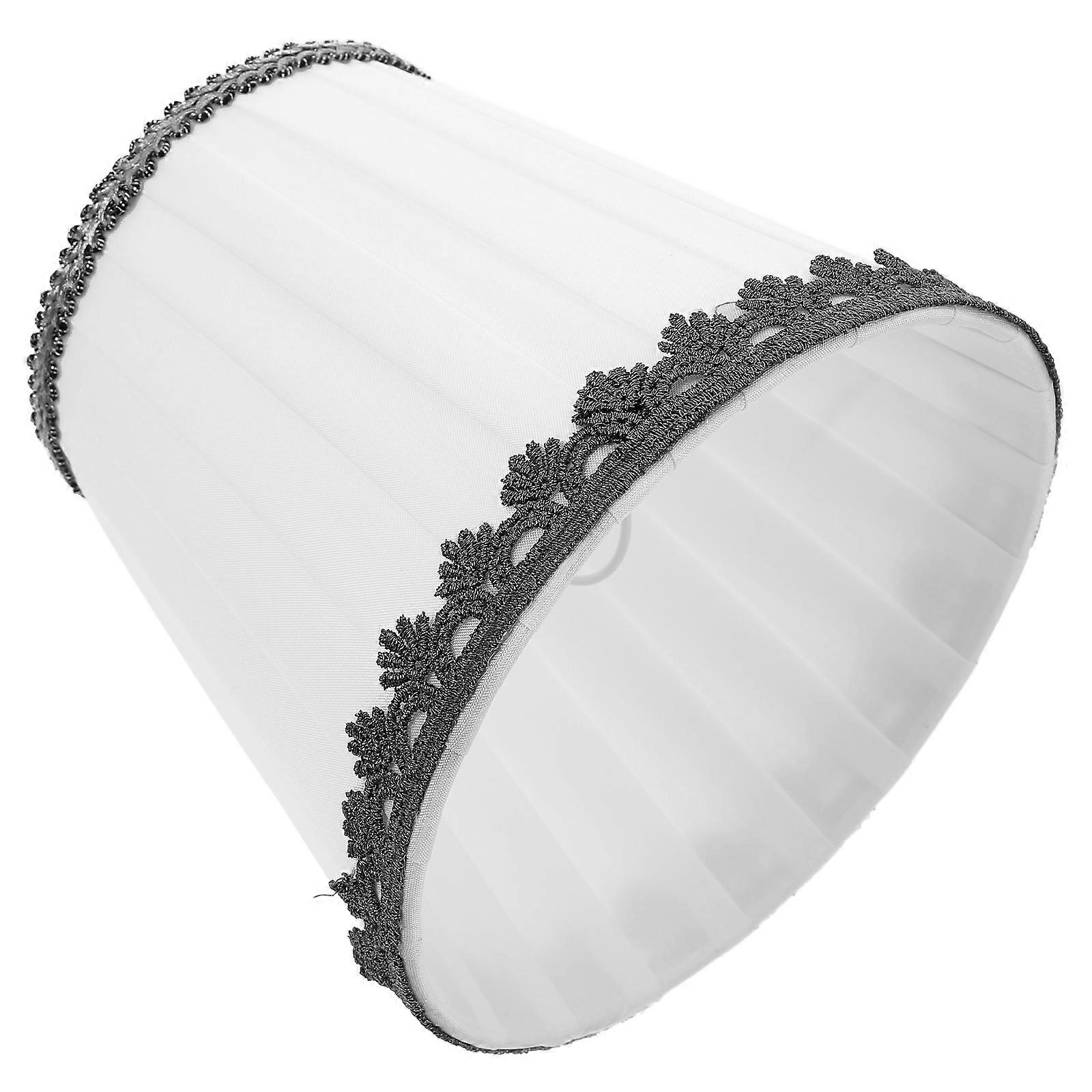 Lampshade For Table Lamps Household Lampshade Light Diffusion Home Decorating Minimalist Style Pleated Shape 1 Piece