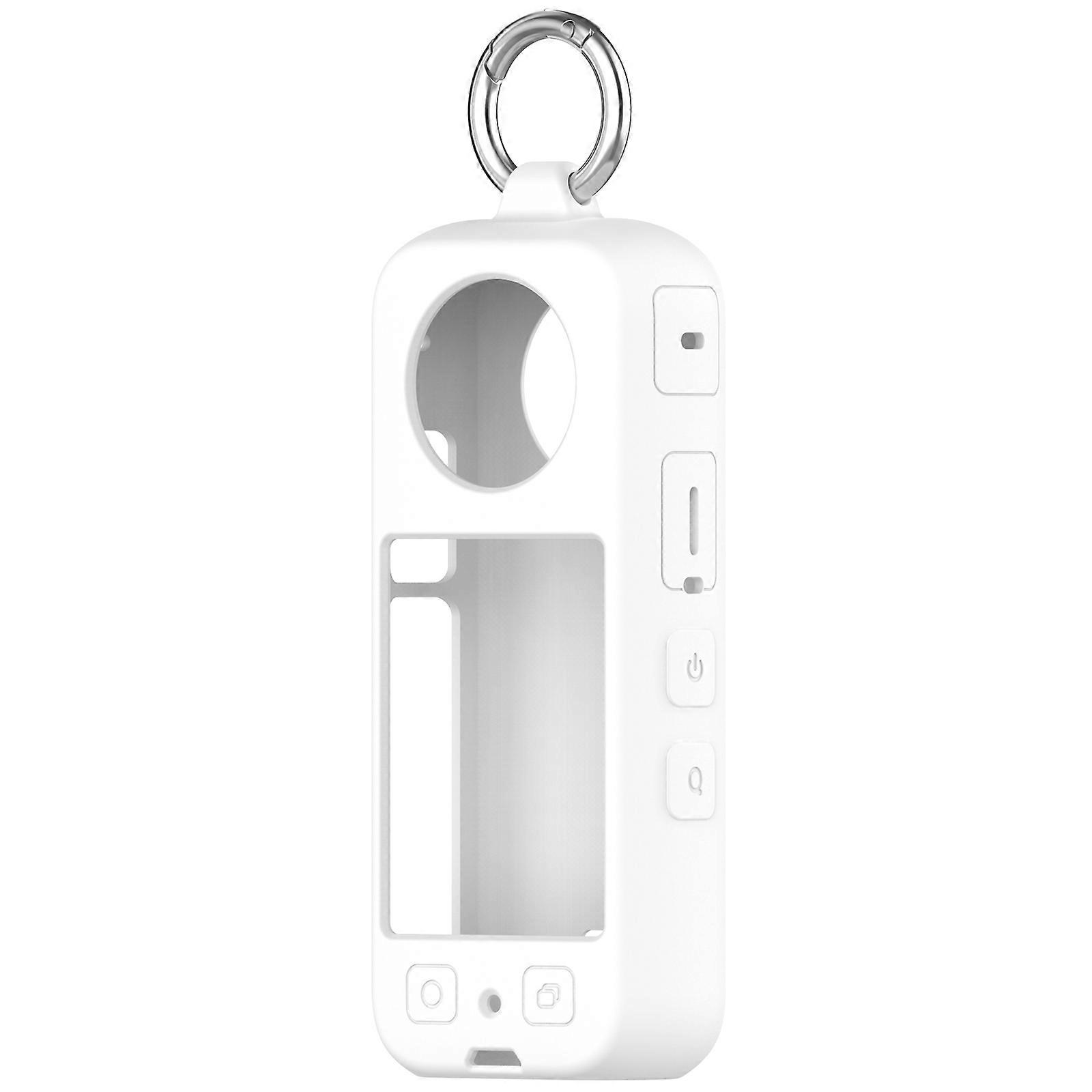Shockproof Silicone Guard For X4 Camera Case High Elasticity AntiDust Precise Cutout NonSlip Surfaces White