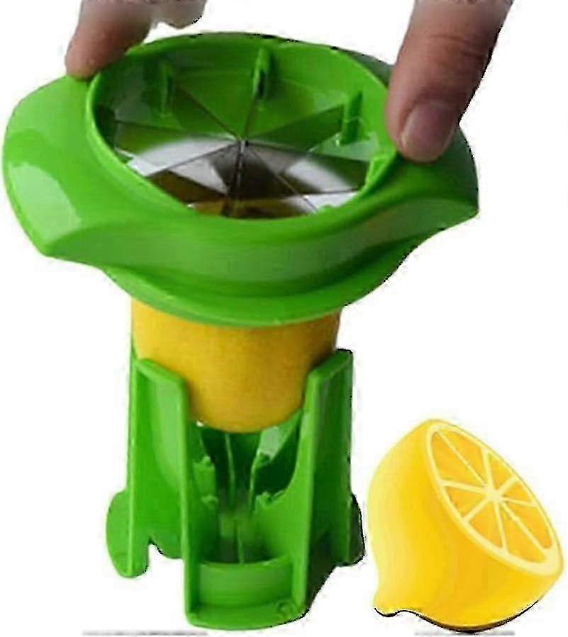 Lemon Lime Wedge Slicer Cutter - Multi-Fruit Tool for Orange Apple Garnish, Stainless Steel hwy