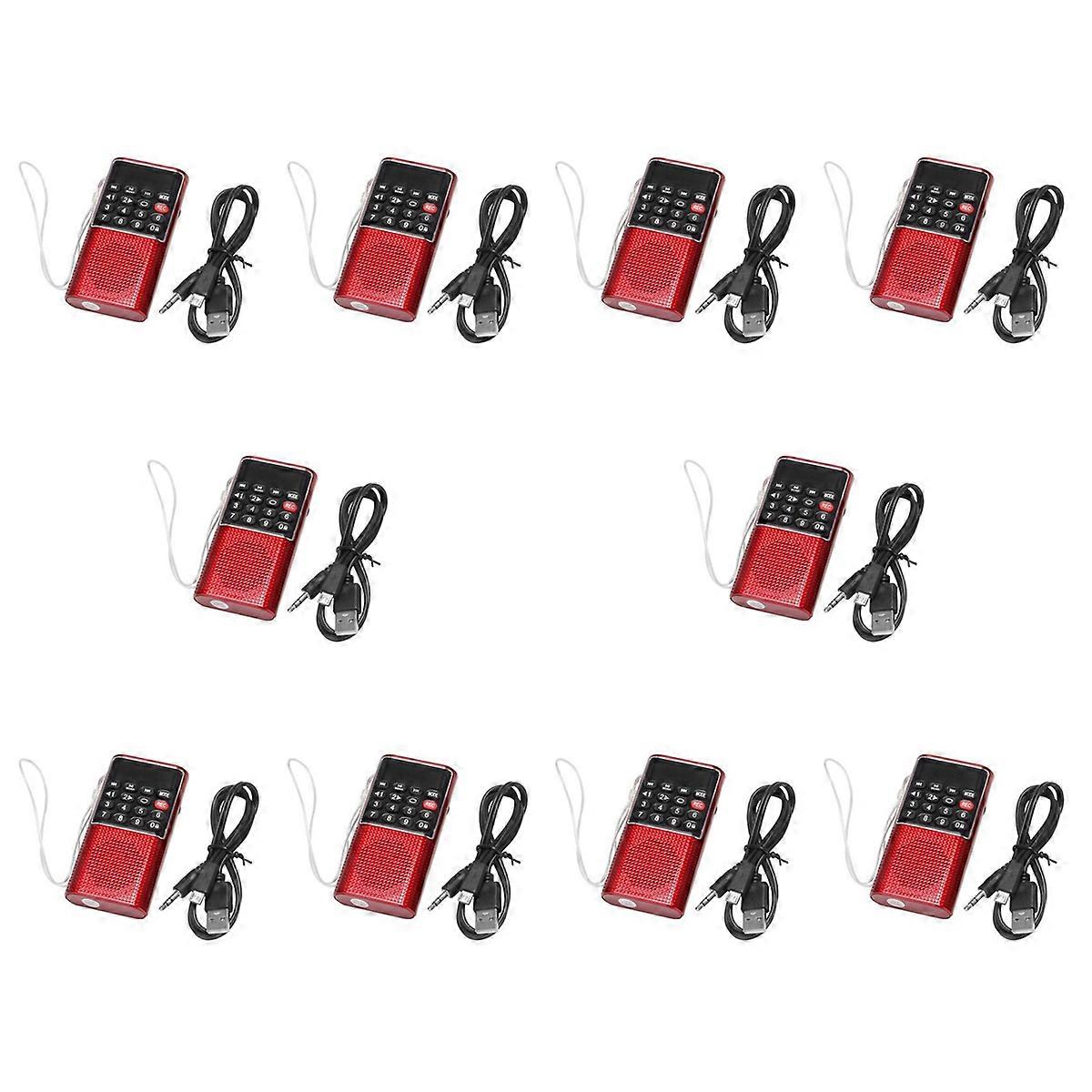 L-328 Mini Portable Pocket FM Auto Scan Radio Music MP3 Recorder
