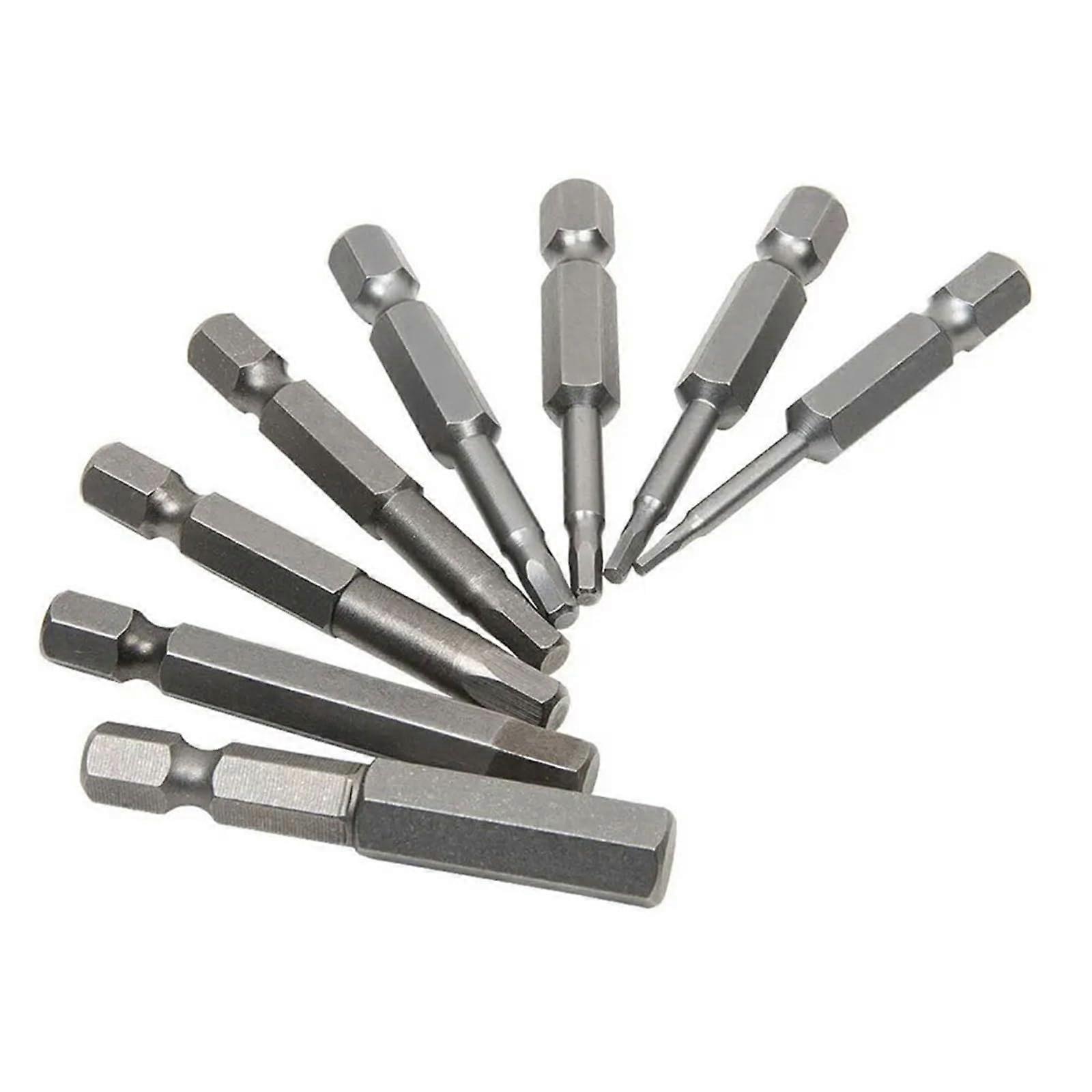 1/4inch hex shank Allen key, screwdriver bit, metric, magnetic, 7/8piece (8 pieces) 8 pieces.