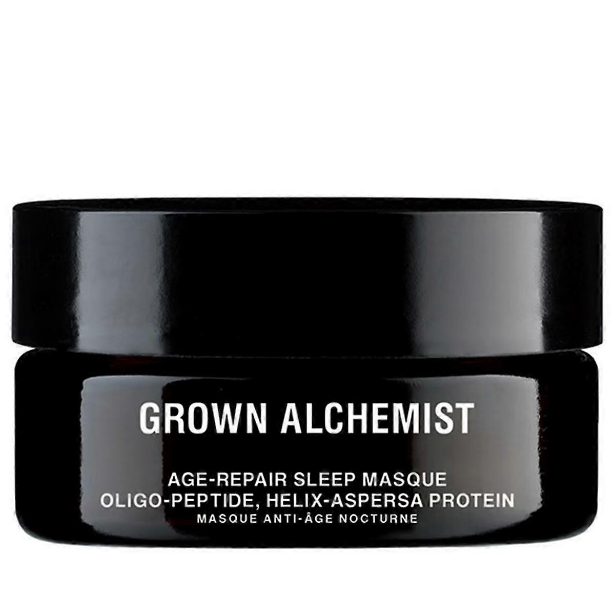 Grown Alchemist, エイジリペア、オリゴペプチド&ヘリックスアスペルサプロテイン、アンチエイジングナイトクリームマスク、40ml