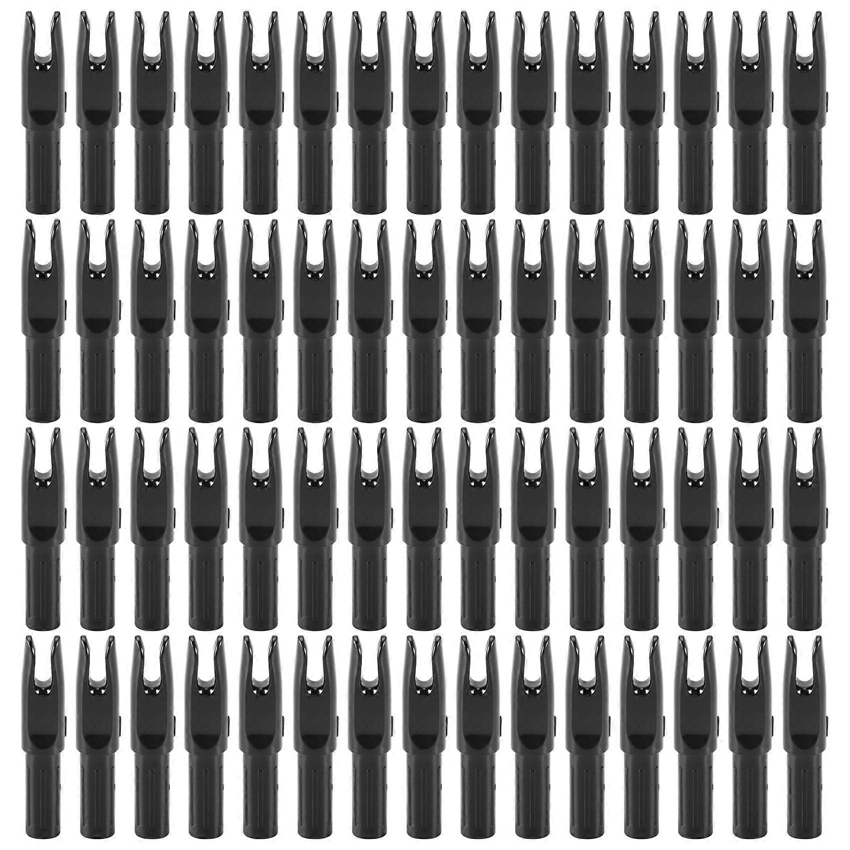 Packung mit 60 Bogenschieß-ID 6,2-mm-Pfeilen mit Kerben, Einsatzschwanz, Craft-Jagd-Schießpfeile für Compoundbogen und klassischen Bogen