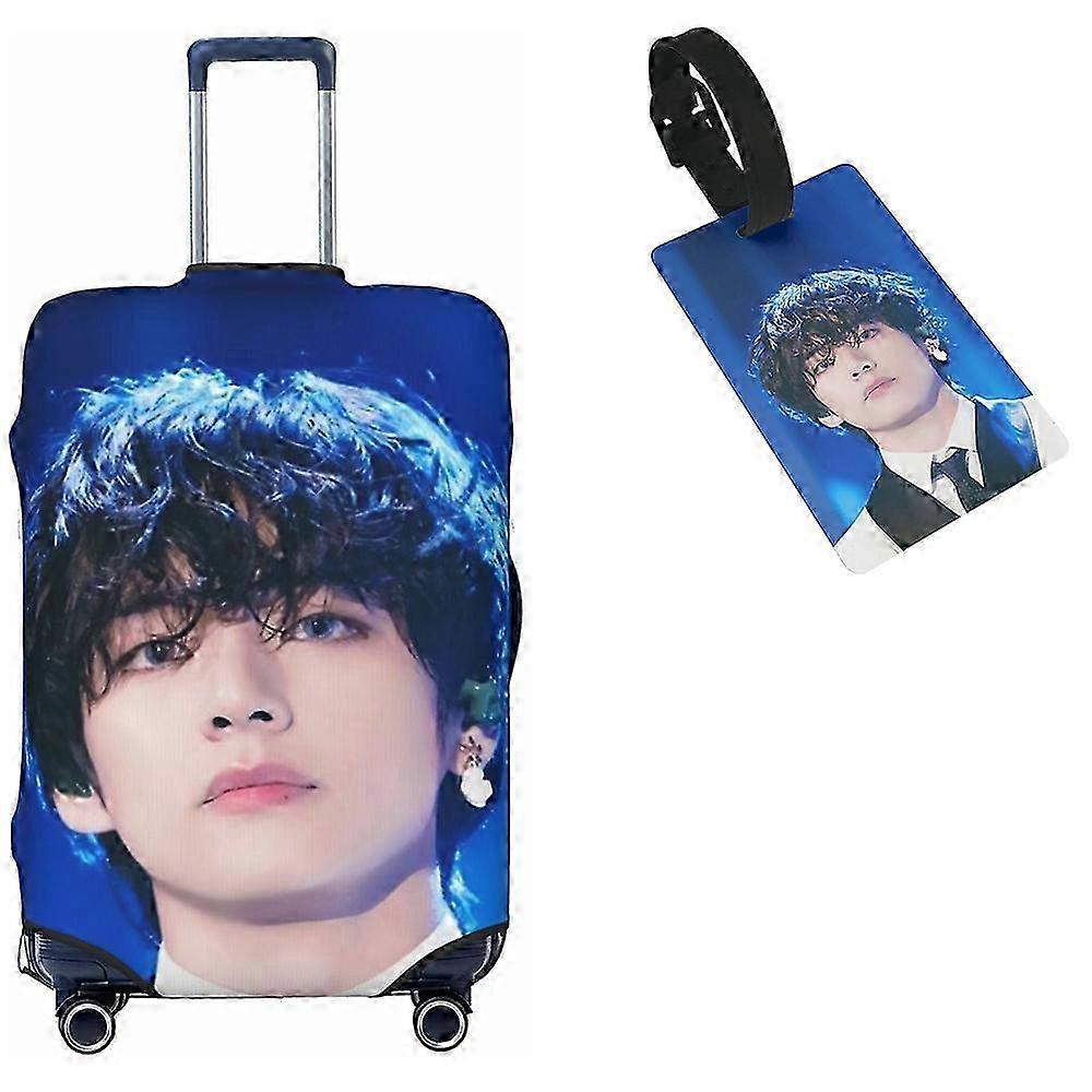 BTS(131)女性男性旅行スーツケースカバー用荷物タグ付き荷物プロテクター-fPW783 2025