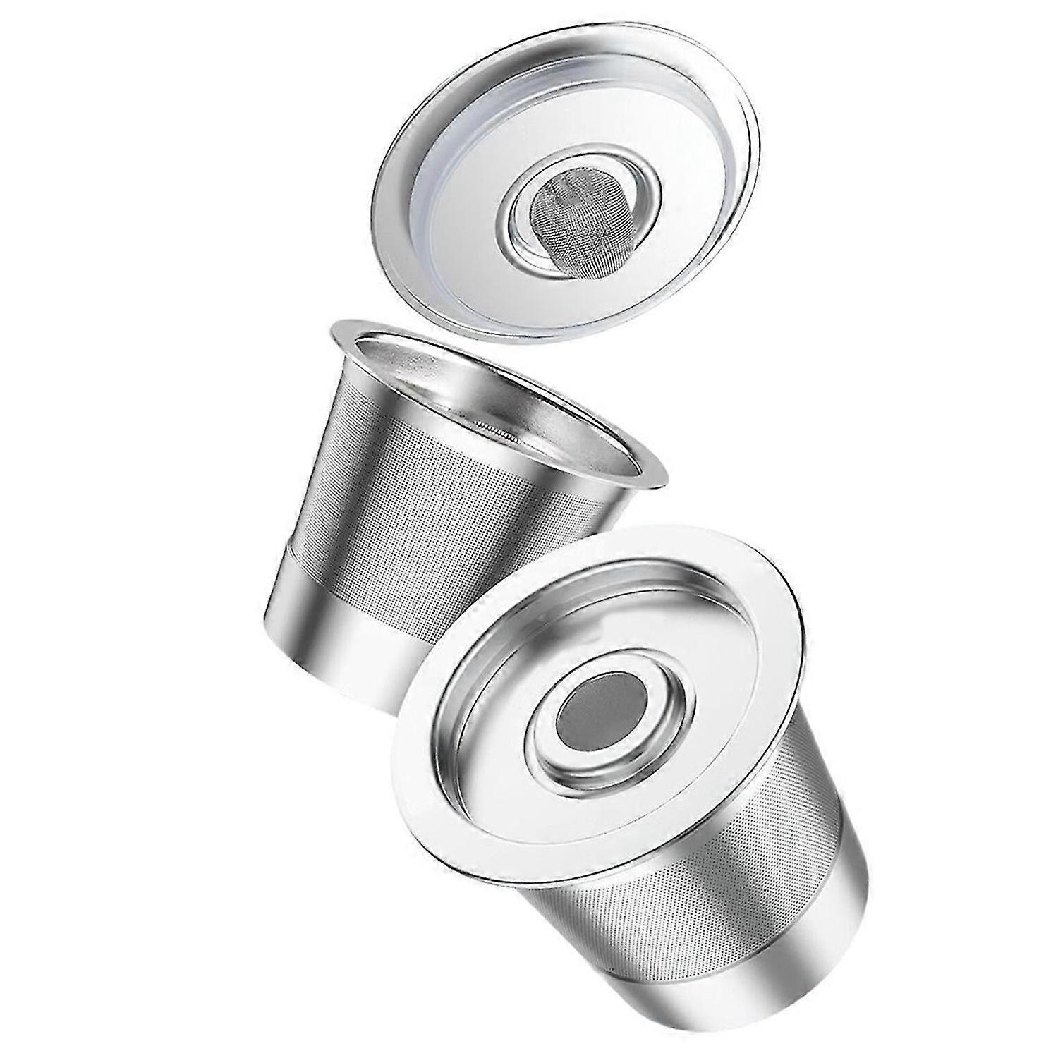 Machine à café à capsules de café recyclable / Cafetière monotrou en acier inoxydable avec filtre