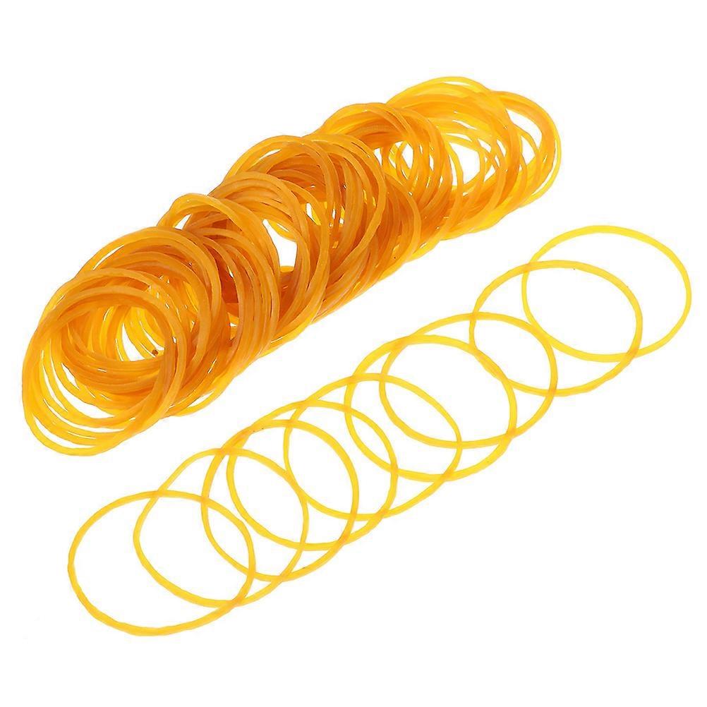 Thick Rubber Bands Securing Small Items Orange 300Pcs