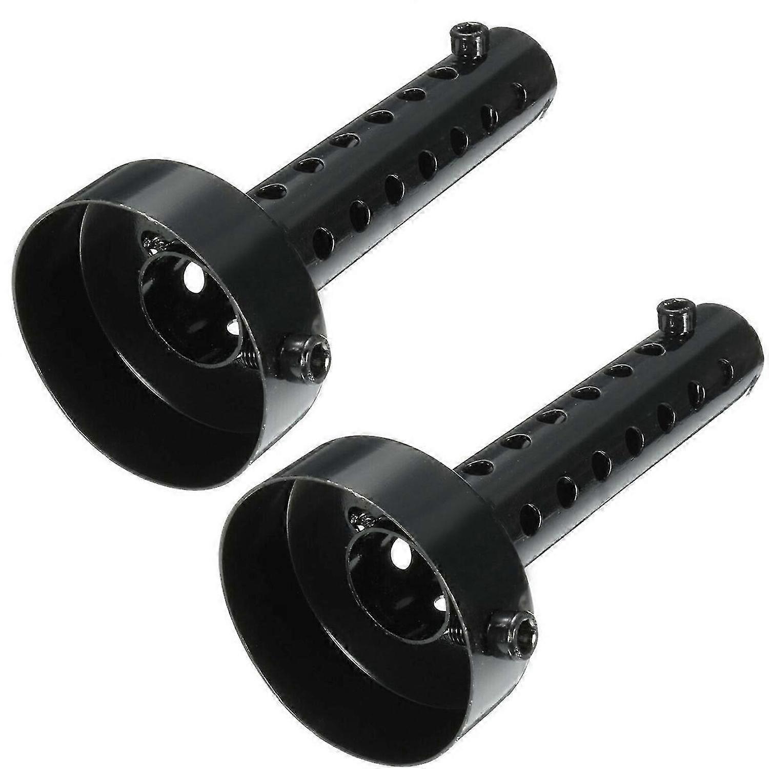 2Pcs 60mm Universal Motorcycle Exhaust Can Muffler Baffle DB Killer Muffler