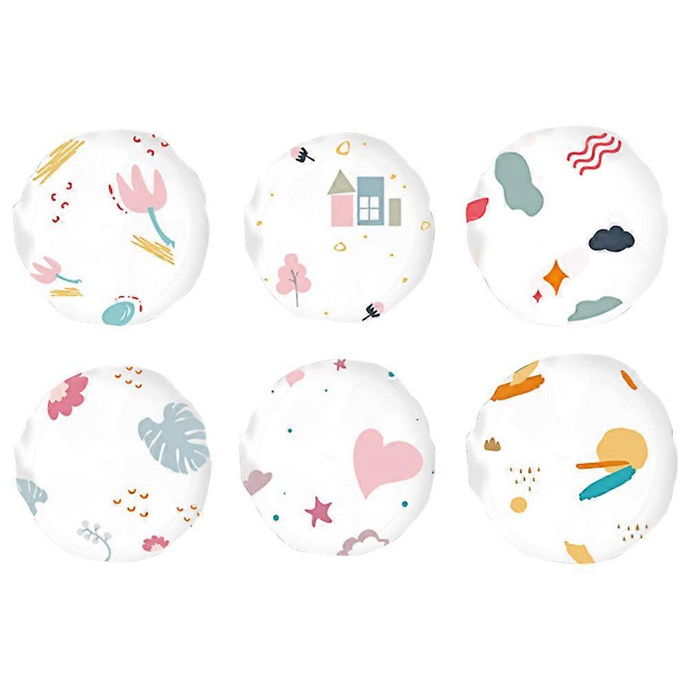 Round Fan Protector Adorable Mesh Cover Dustproof and Protective for Families with Children 6Pcs