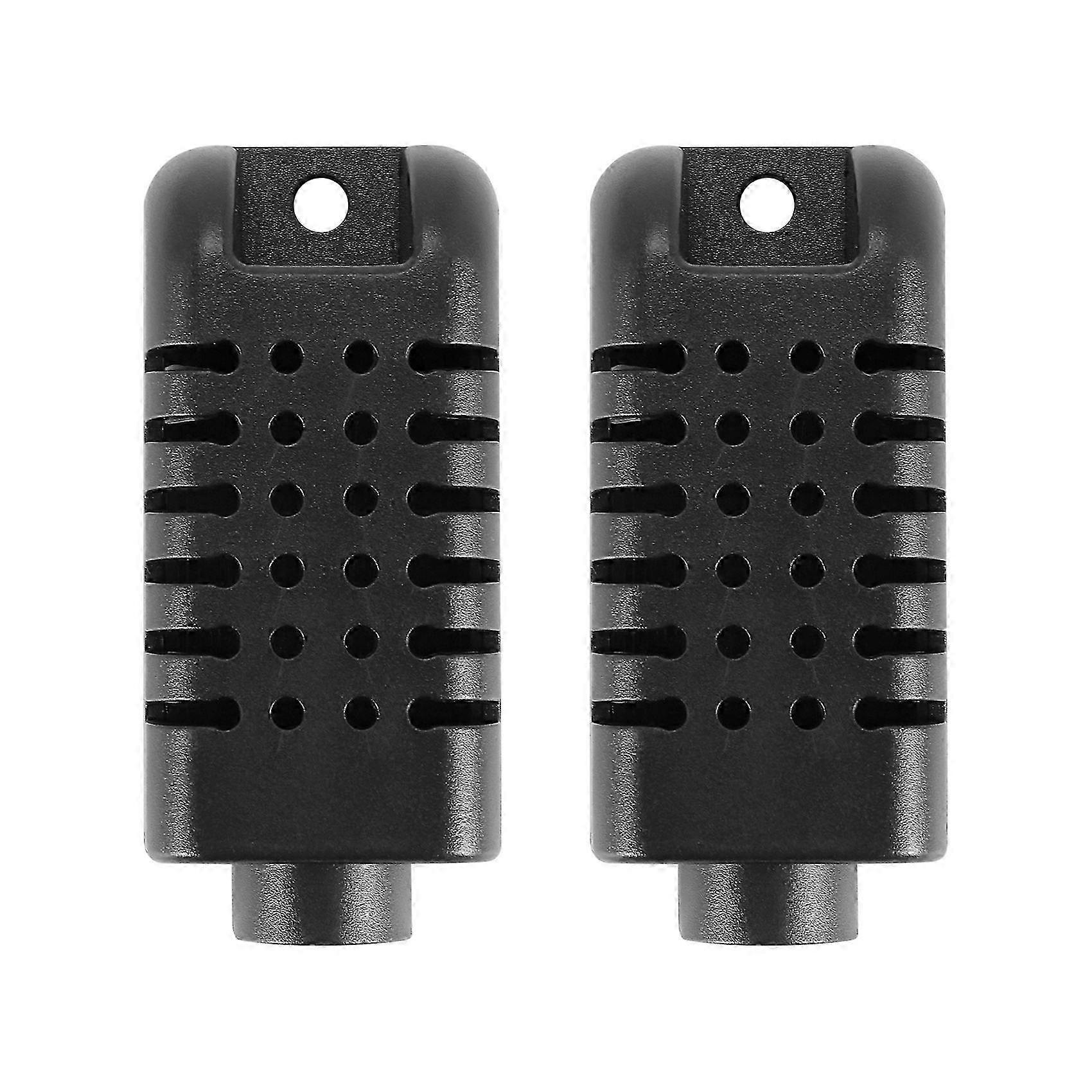 Plastic Case Small Humidity Sensor Electronics Box Instrument Enclosure Project Box Control Box(2 Pc--black