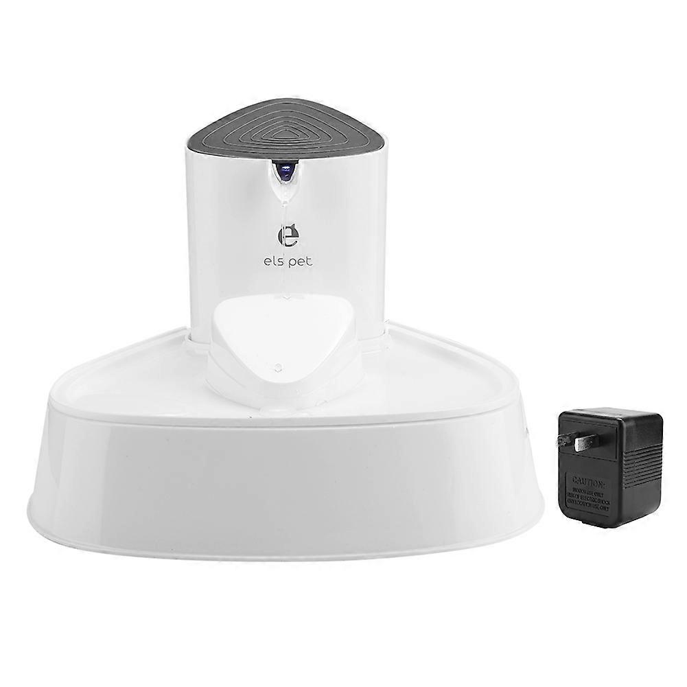 Pet Dog Cat Intelligent Drinker Electric Circulating Mute Water Dispenser  Quadruple Filtering CN Plug 220hite