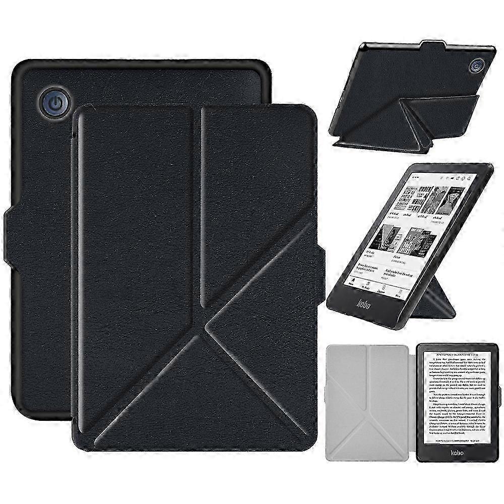 Origami Stand Hard PC+PU Leather Tablet Cover for Compatible Brand Tablets