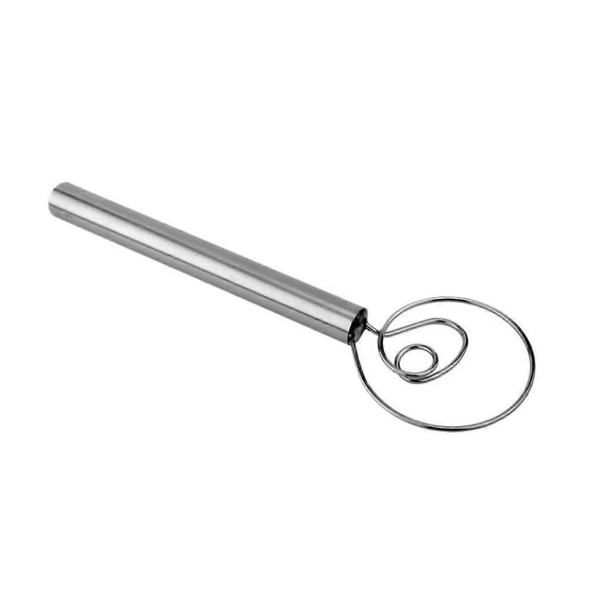 Whisk Baking Utensils Stainless Steel Coil Powder Stirrer, Manual Whisk, Salad Garnish, Lap Silver