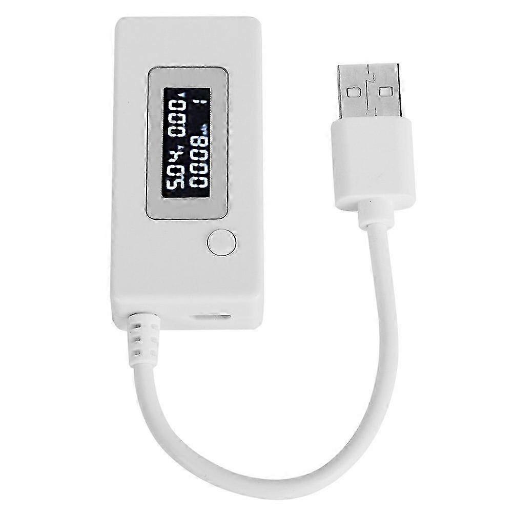 USB Detector Ammeter Voltmeter Charging Capacity Tester Meter 4-30V with LCD Display Backlight