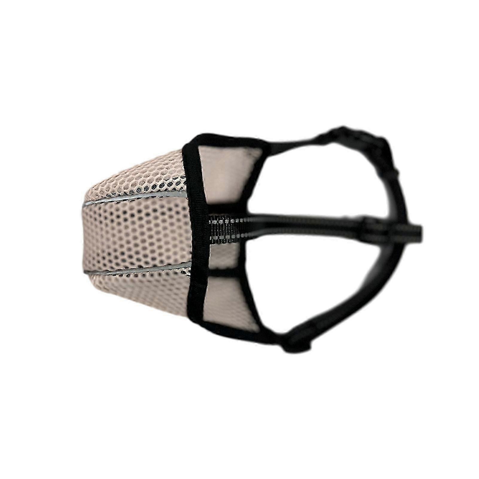 Adjustable Breathable Mesh Dog Muzzle Soft Comfortable Anti-Biting Mouth Guard Pet Supplies