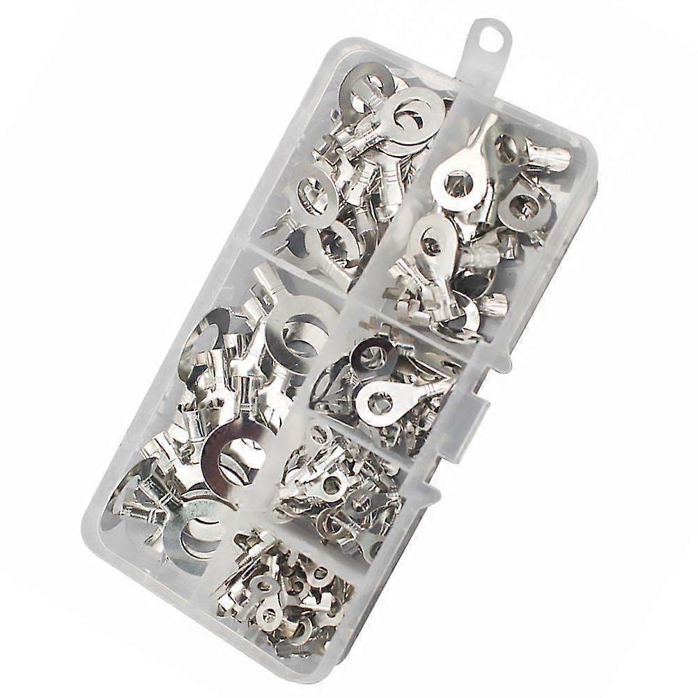 Non-Insulated Wire Terminal Set Brass Material Electrical Wiring Industrial Use 150Pcs Wire Connectors