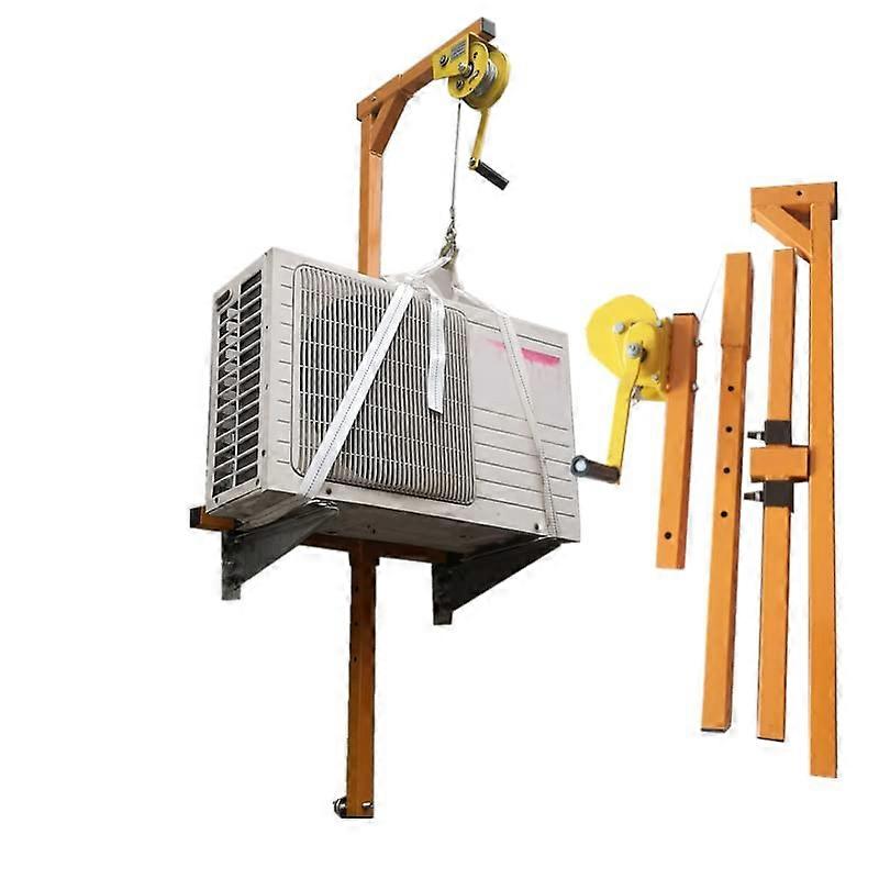 Hoist Crane For Outdoor AC Unit Installation With Folding Bracket High Elevation 1-3 HP Separate Bracket