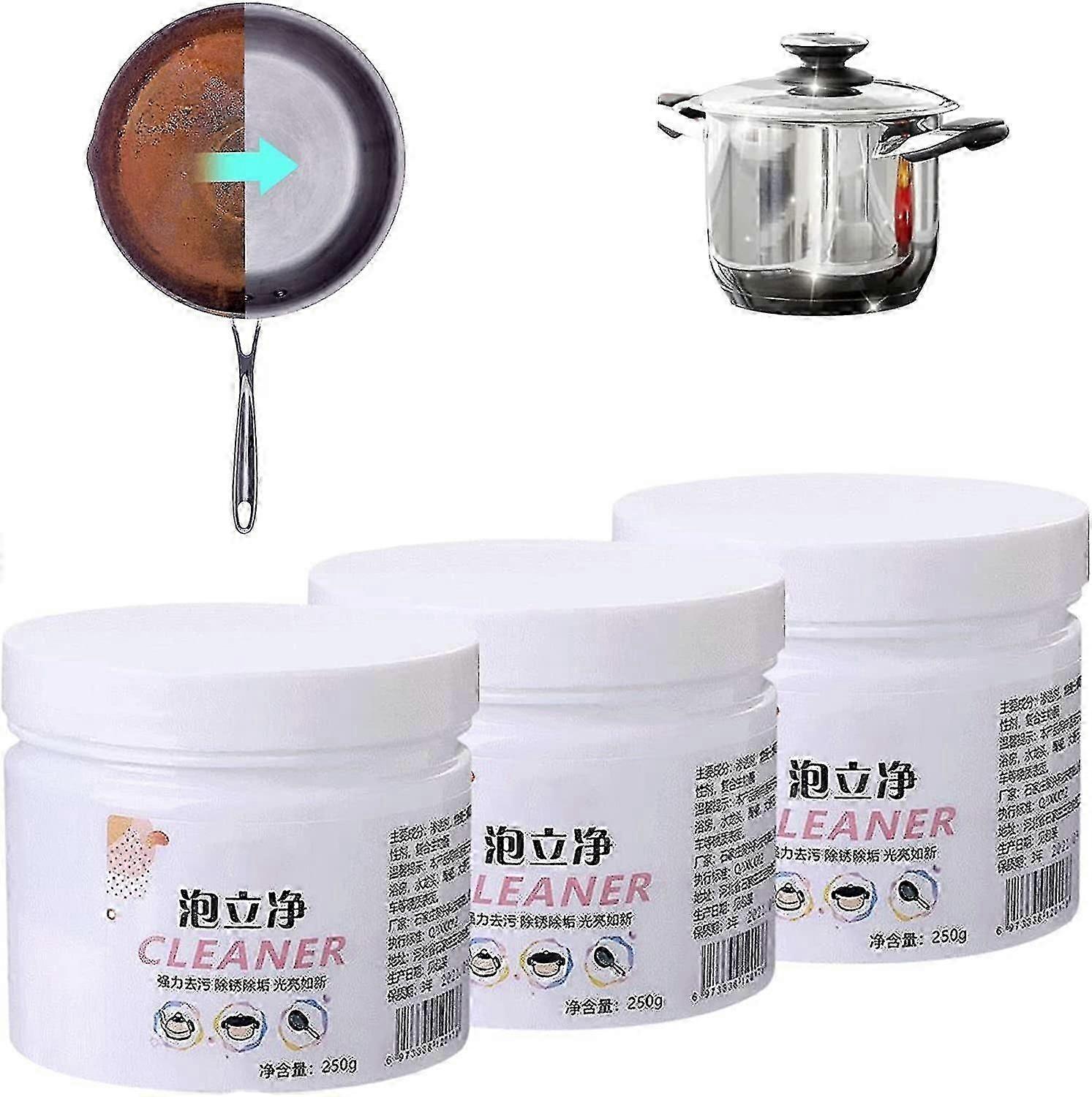 Foam Rust Remover Kitchen All-purpose Cleaning Powder,multi-purpose Foam Cleaner Rust Remover, Soak To Clean