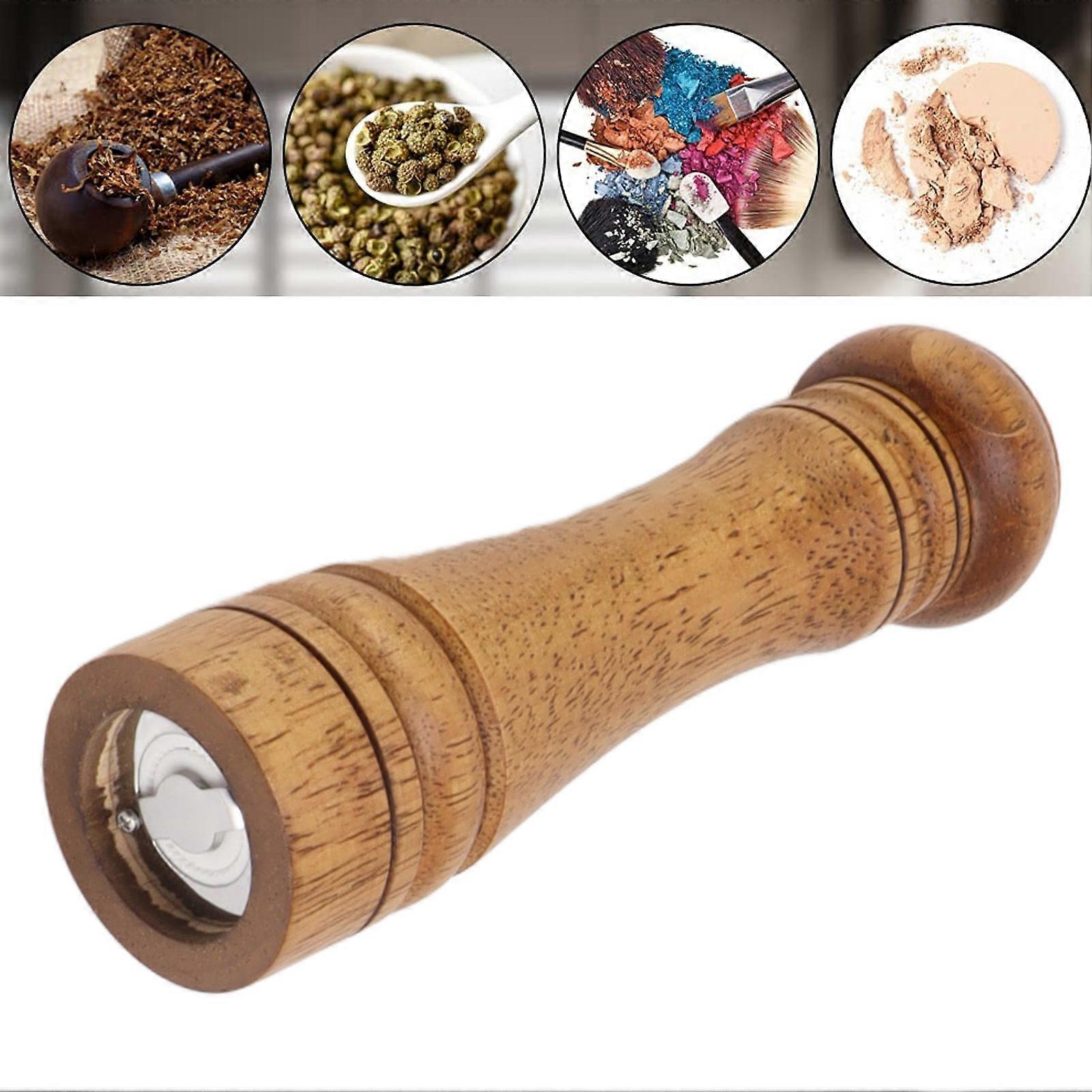 Wooden Pepper Grinder with Adjustable Ceramic Core 21.6x5.5cm Oak