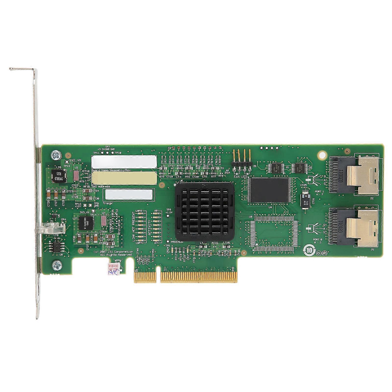 PCI E X8 Gigabit Adapter Data Protection 2 SFF8087 Connector PCB Material Ethernet Server Controller Card