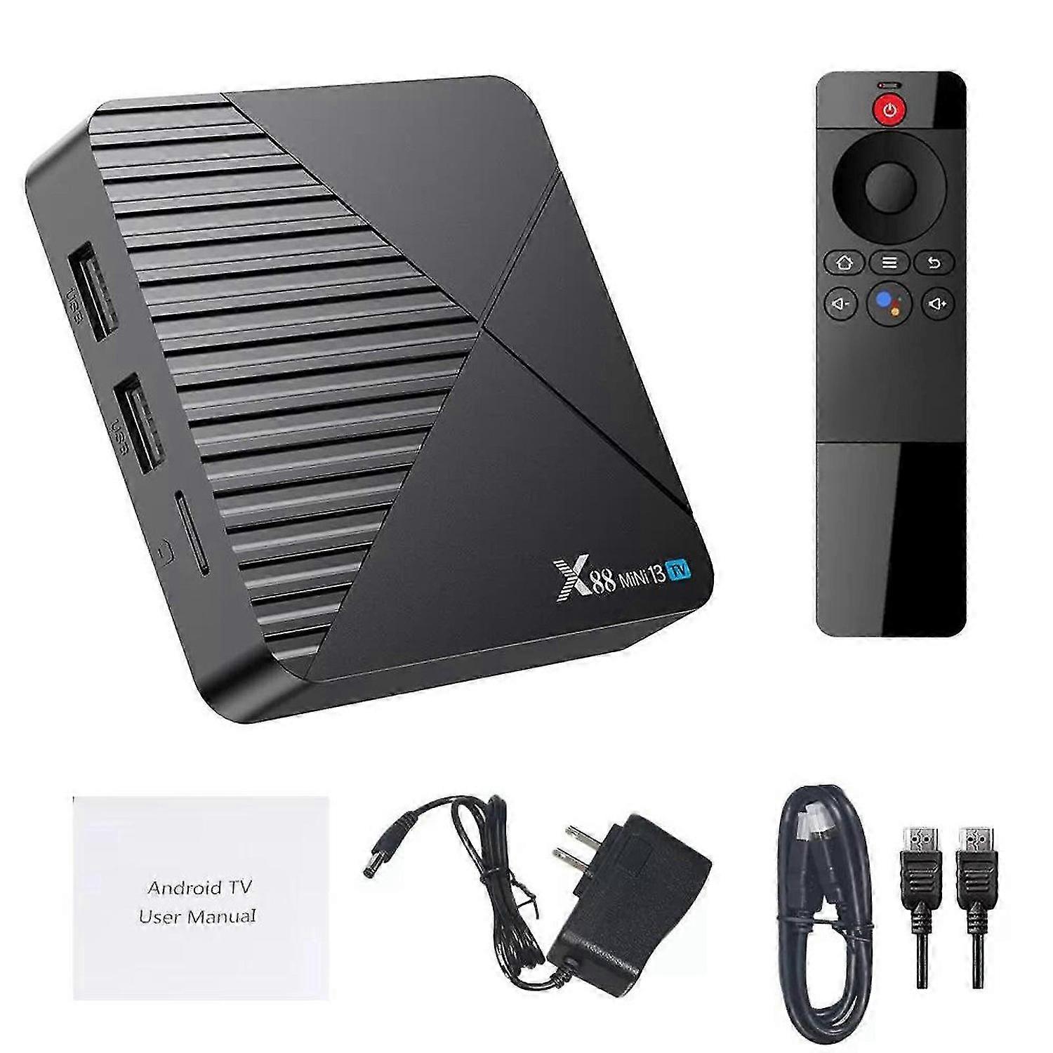 Smart TV Box Android 13.0 WIFI 6 RK3528 Quad Core 8K UHD Media Stream Player