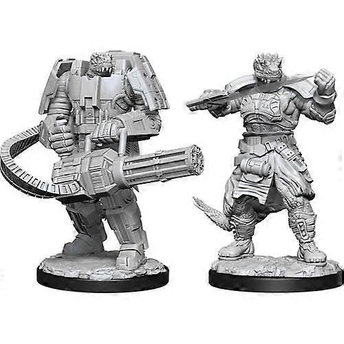 Starfinder Battles Deep Cuts Unpainted Miniatures W15 Vesk Soldier (Pack of 2)