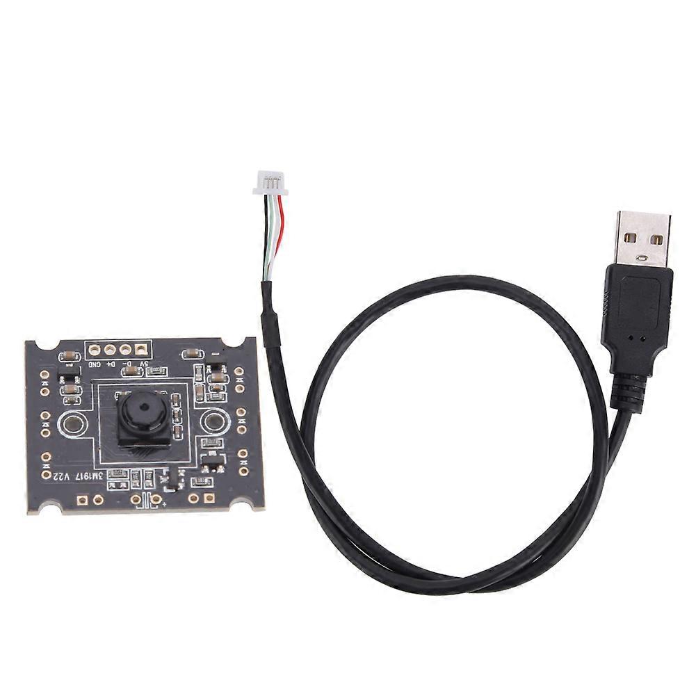 USB 摄像头模块板 OV3660 芯片,带超薄镜头 2048x1536 15fps 79°,带电缆