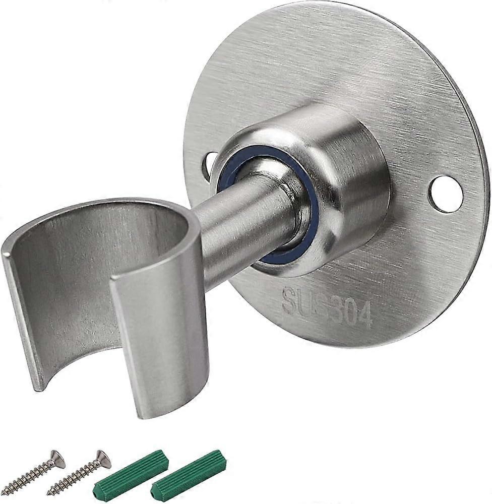 1-piece shower head bracket, stainless steel wall-mounted, adjustable
