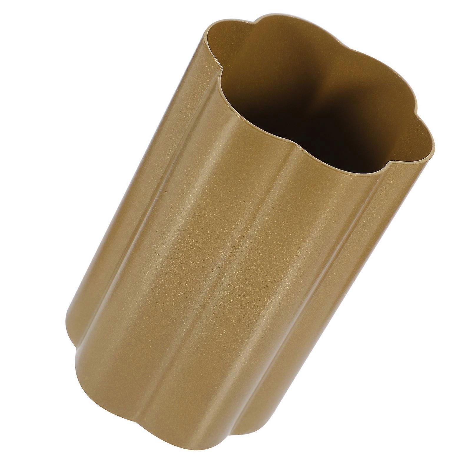 Desk Pen Cup Penholder Decoration Minimalist Modern Style Stainless Steel Organizing Desk 1Pack