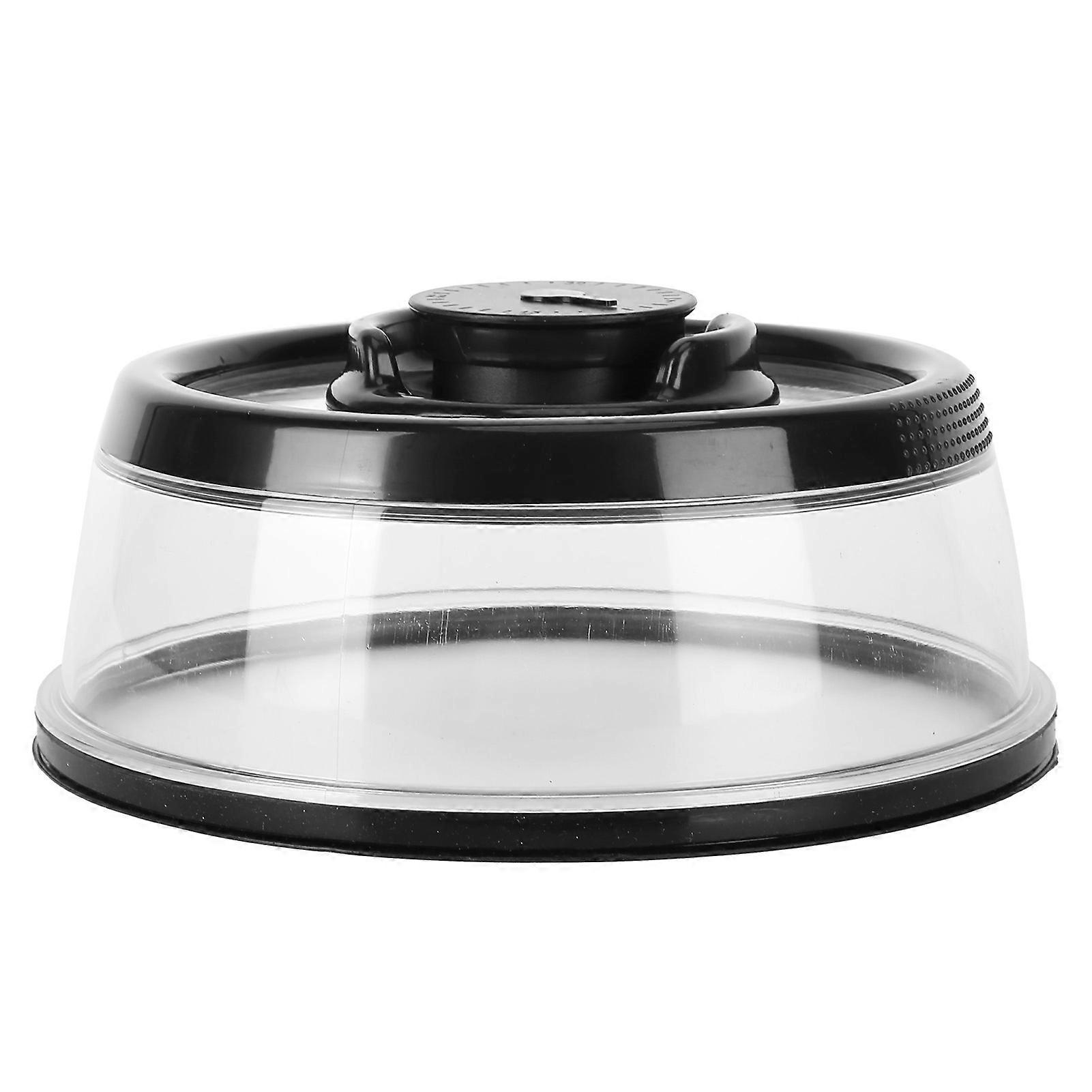 Vakuový kryt těsnění potravin s víkem pro těsnění potravin pro domácí kuchyni (černý)