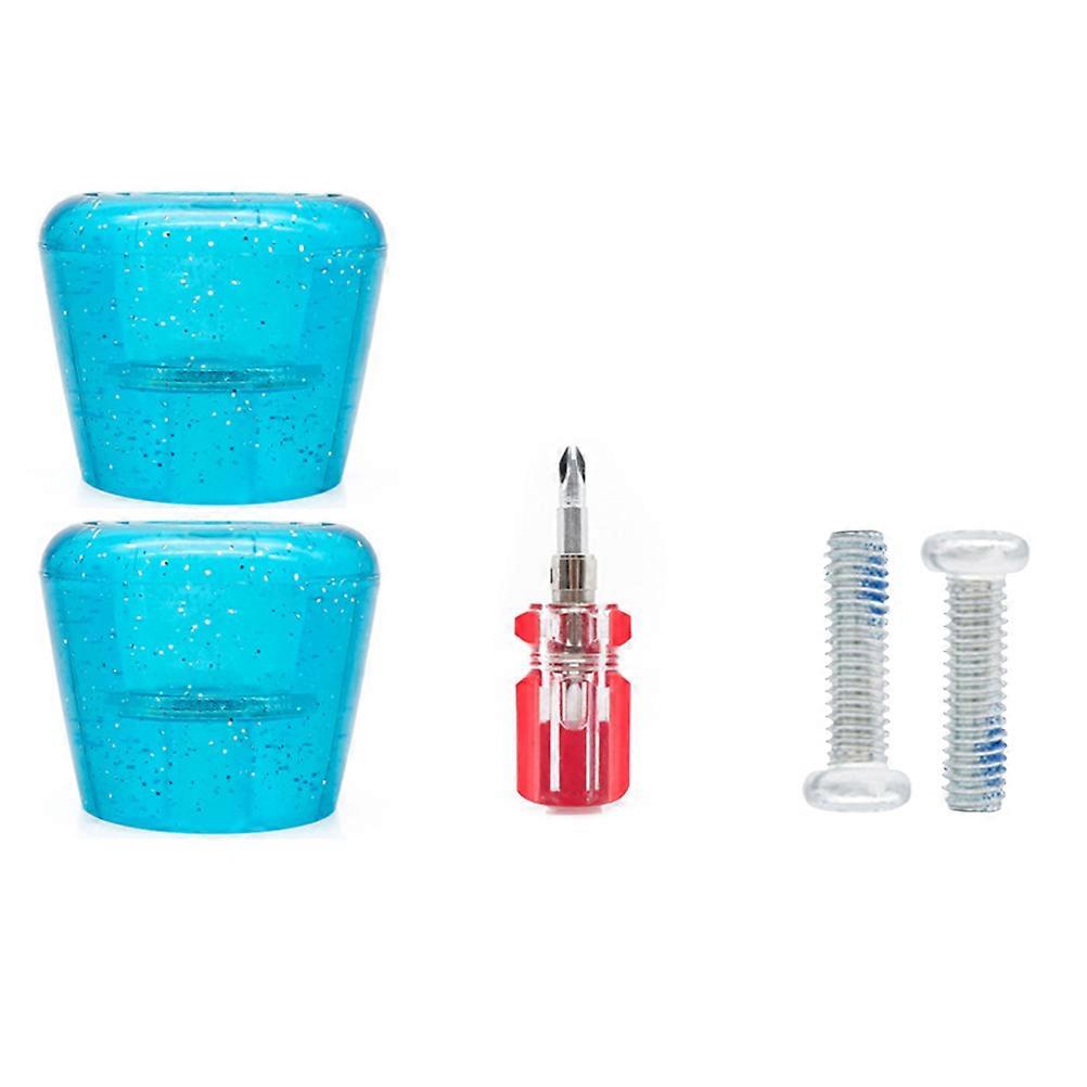 Heat Resistance Roller Skate Brake Plugs Steel Material For Skating Crowd Roller Skates 1Set
