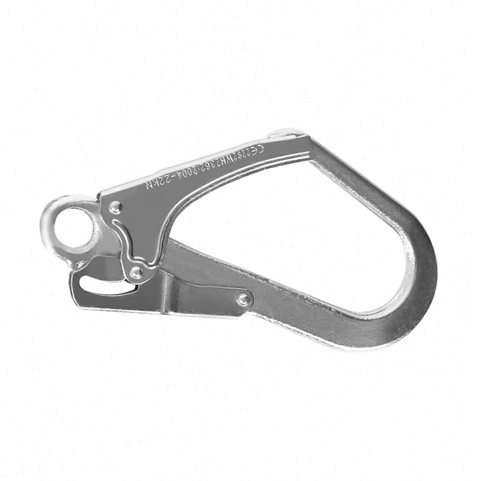 Double Purpose Safety Hook with Not Fall Mechanism Quick Installation Double Hook Upgrades Hook for Elevats Work Zones Multicolor