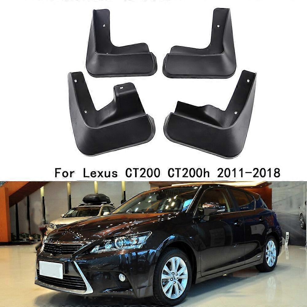 Compatible Set Splash Guards Mud Guards Mud Flaps For Lexus CT200 CT200h 2011-2018