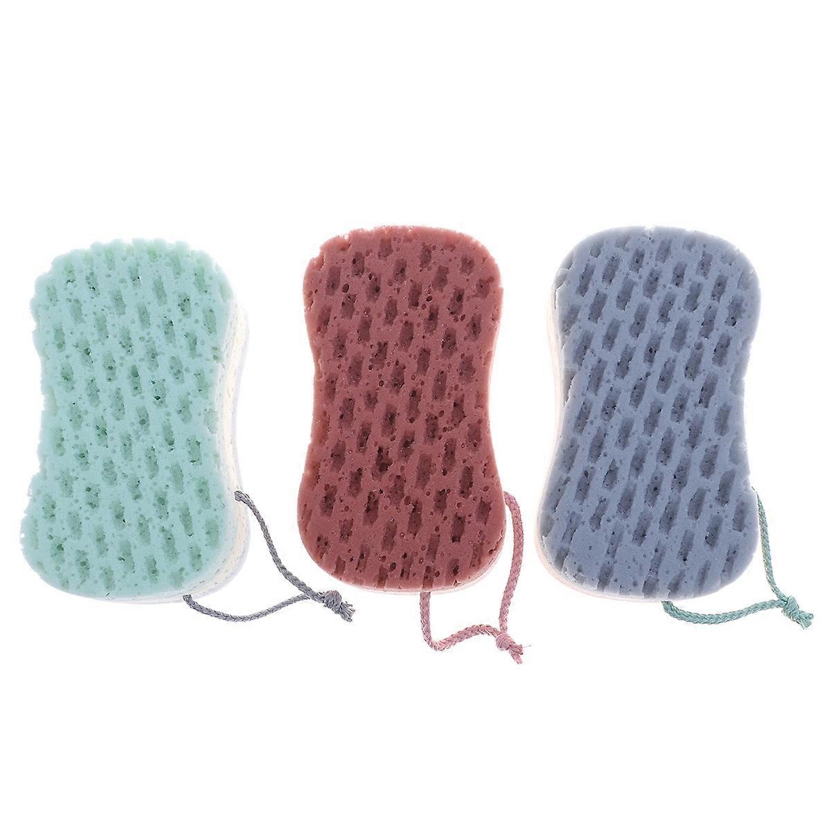 Body Cleaning Sponge Bath Sponge for Bathing Use 3Pcs Set