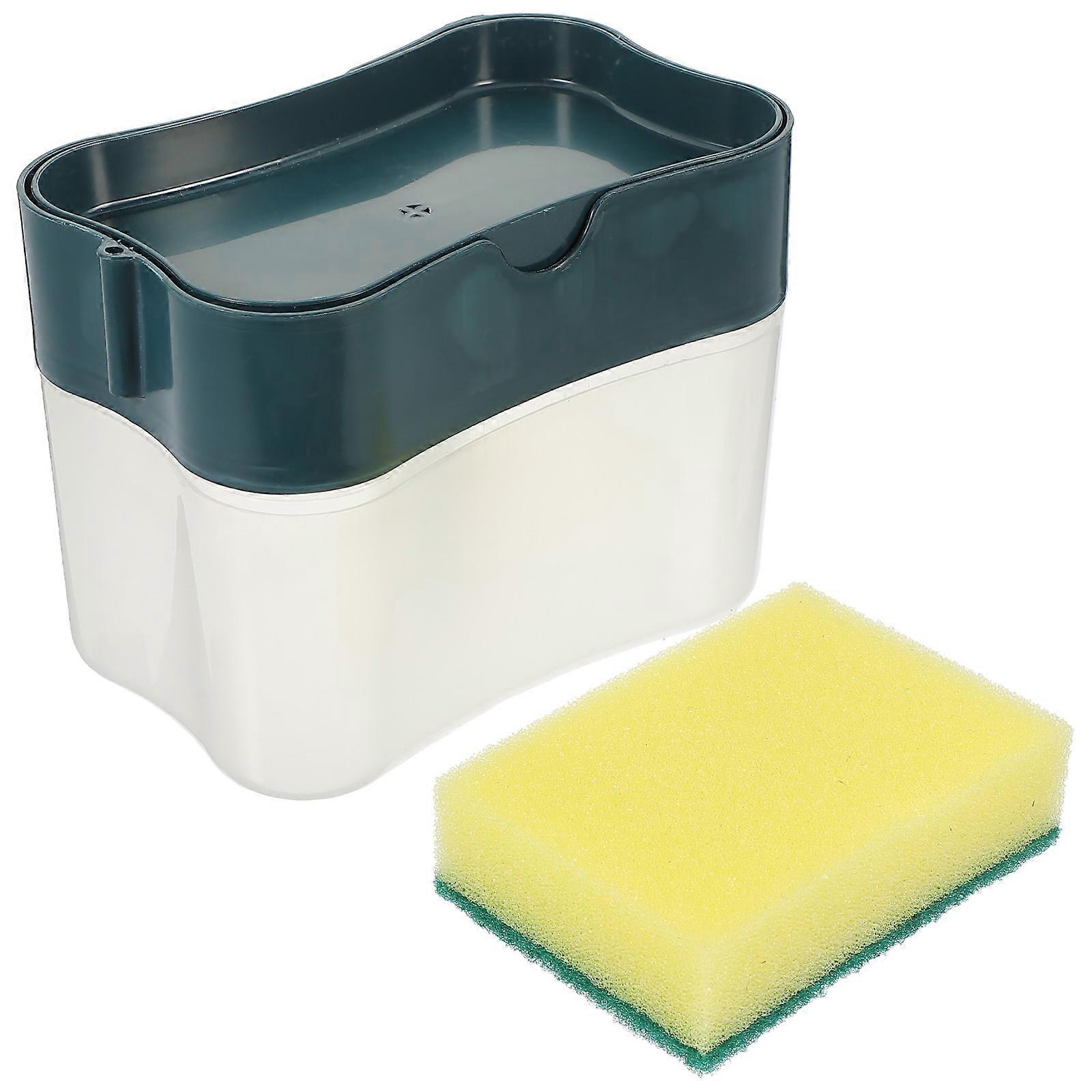 Sponge Storage Dish Soap Pump Dispenser Precise -handed Operation 1 Set