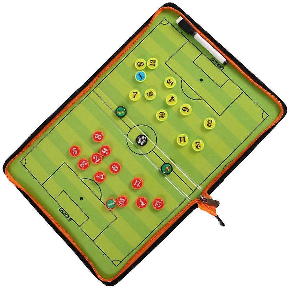 MultiUse PU Soccer Coaching Board Lightweight Durable Clipboard for Coaching Size 16.5 x 12.5 Inches