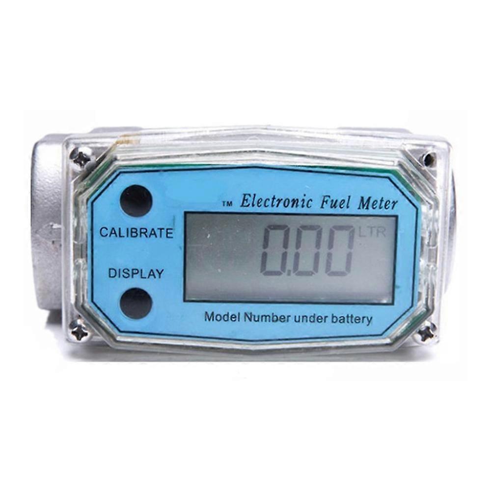 For Carbon Dioxide Turbine Fuel Flow Meter Methanol Measurement Aluminum 2 Accumulations Resetting 1Pcs