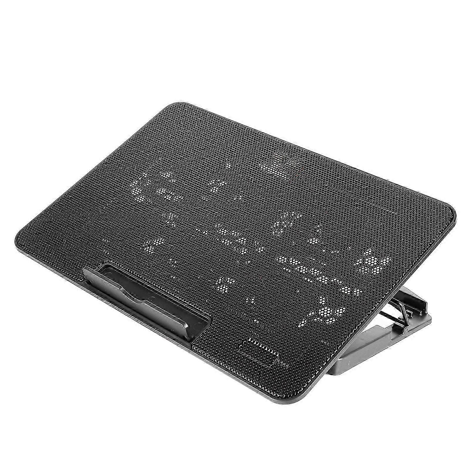 2025 Laptop Cooling Pad 6 LED Fans Quiet Design USB Connection Adjustable Laptop Cooler for 15.6in Or Below PC