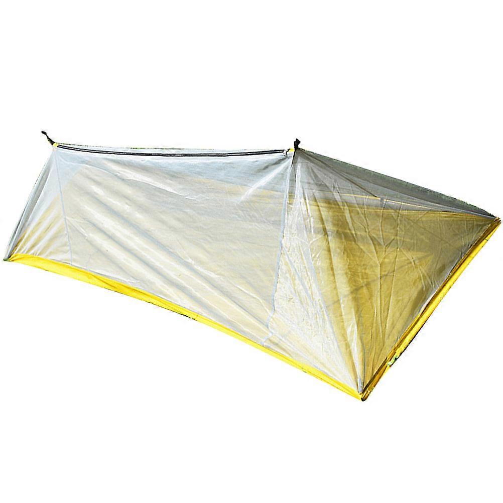 Lightweight Portable Camping Tent with High Density Mesh Net, Instant Setup Outdoor Single Person Mosquito Net Tent for Hiking, Fishing, and Summer