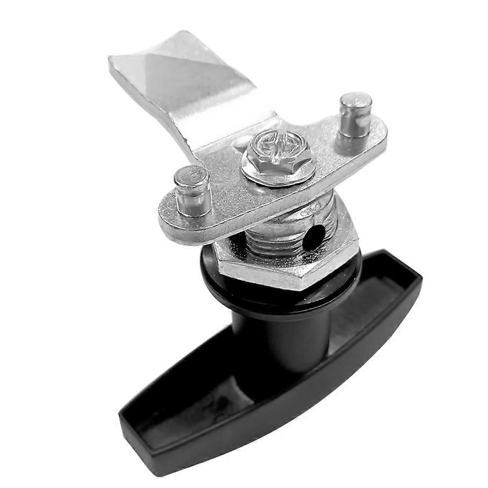 Garage Door T-Handle Lock Durable Material Easy Installation for Cabinet Doors 1Set