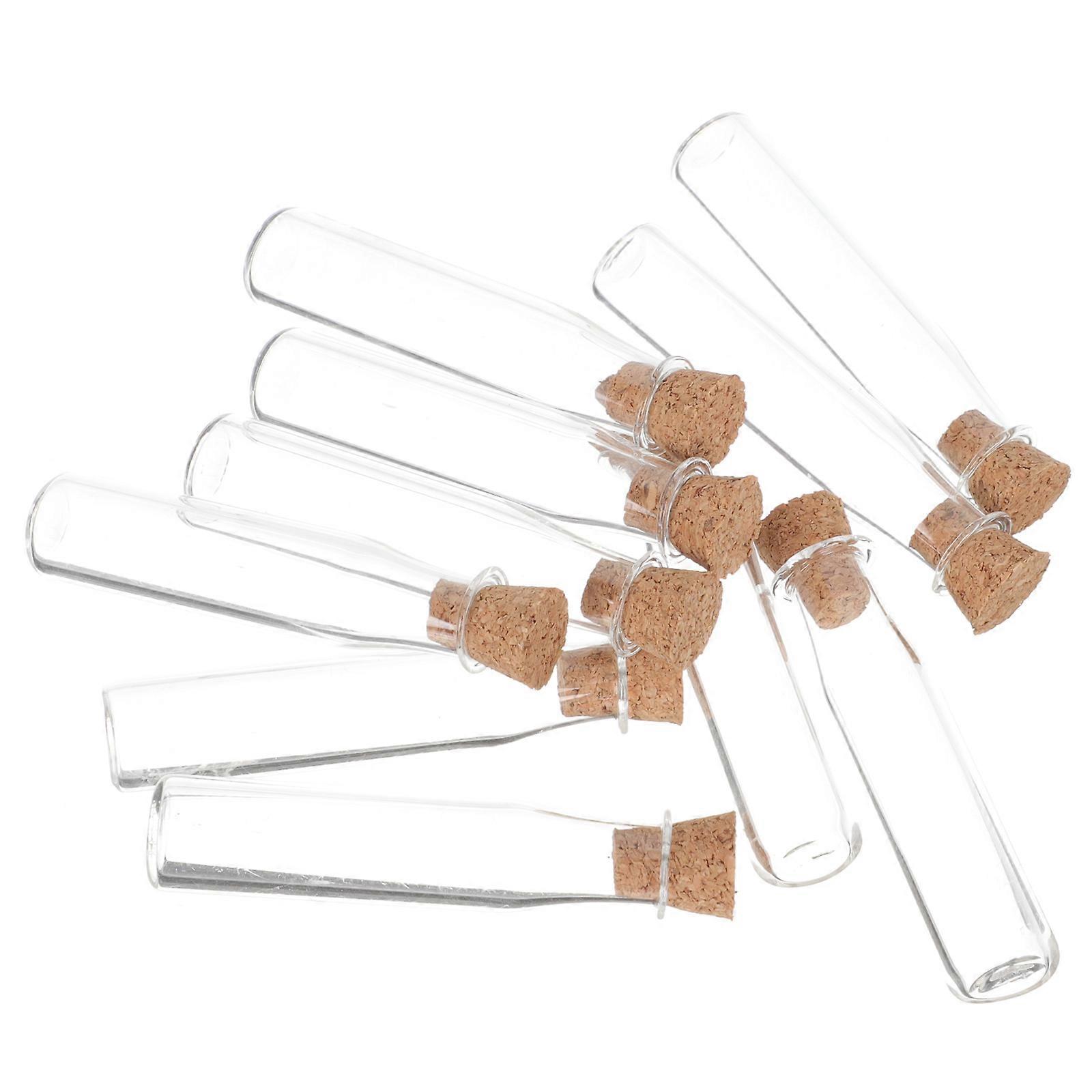Mini Glass with Stopper for Storage Decorative Transparent Jar Suitable for Gifts and Craft Projects 12pcs